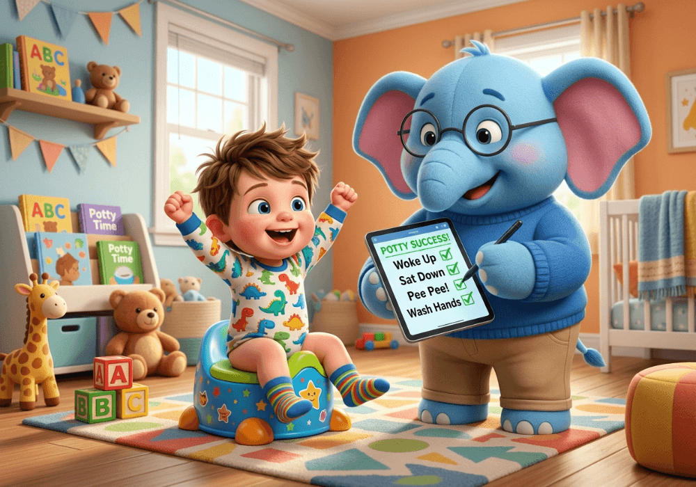 De första stegen mot självständighet: potträning med omtanke och utan stress