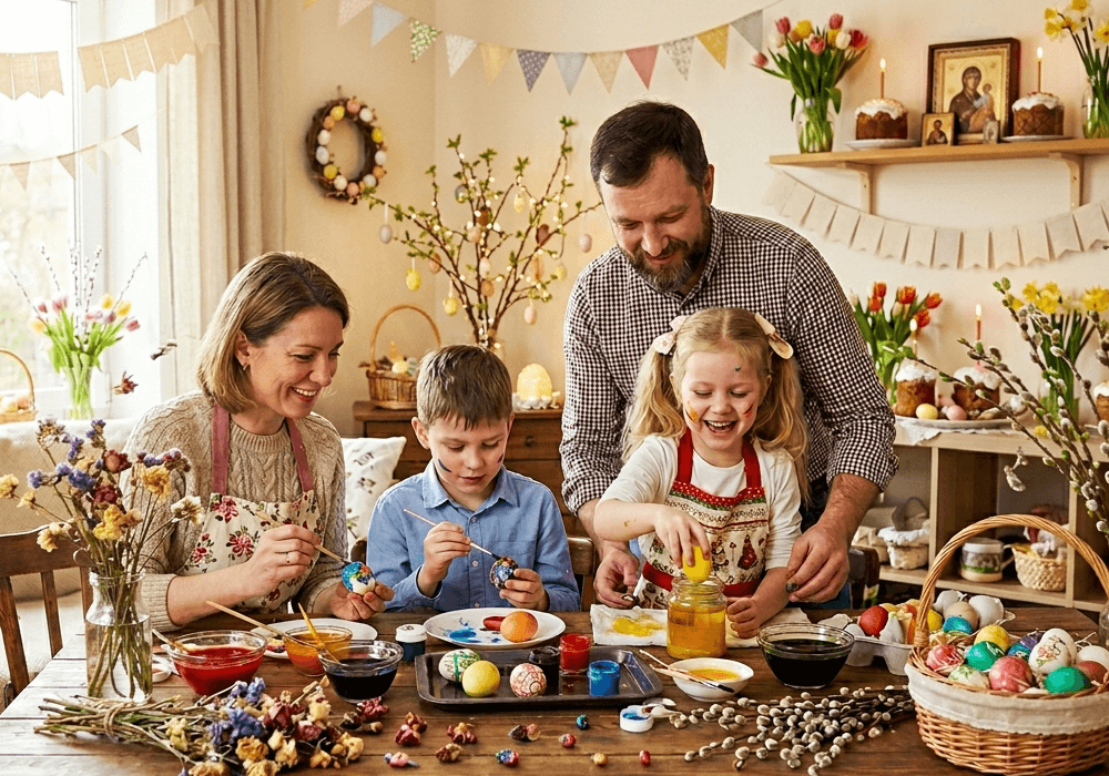 Påsk med barn: fina familjetraditioner, lekar och idéer för firandet