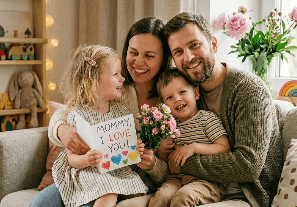 Mother’s Day: celebrating warmly and sincerely with children
