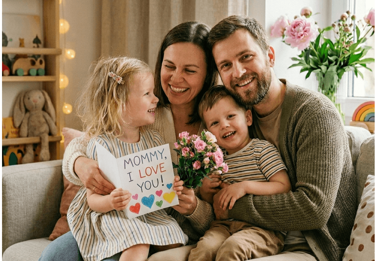 Mother’s Day: celebrating warmly and sincerely with children
