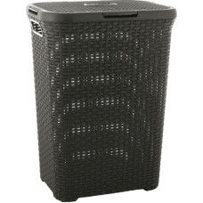 Curver Veļas kaste Style 60L 44,8x34,1x61,5cm tumši pelēka