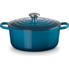 Le Creuset Čuguna katls apaļš Ø26cm / 5,3L zils