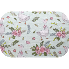 Ega Kids blöja - 29347 - TETRA PRINT - EGA - GOSSE & FLOWERS - MINT -  storlek 70x80 cm