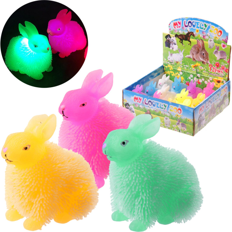Mjuk lysande kanin – 6 färger
