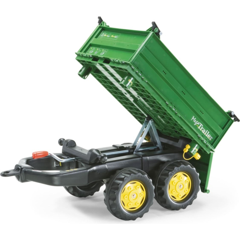 translate into Swedish: Rolly Toys rollyTrailer Tippsläpkärra Mega Trailer för Traktor
