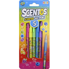 Dumel SCENTOS ST 60916 doftande gelpennor "Neon", 5 st