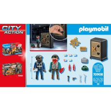 MIX Playmobil 70908 Inbrott i kassaskåp