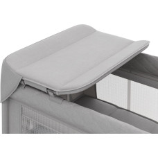 Kinderkraft resesäng LEODY UP, grå, med tillbehör