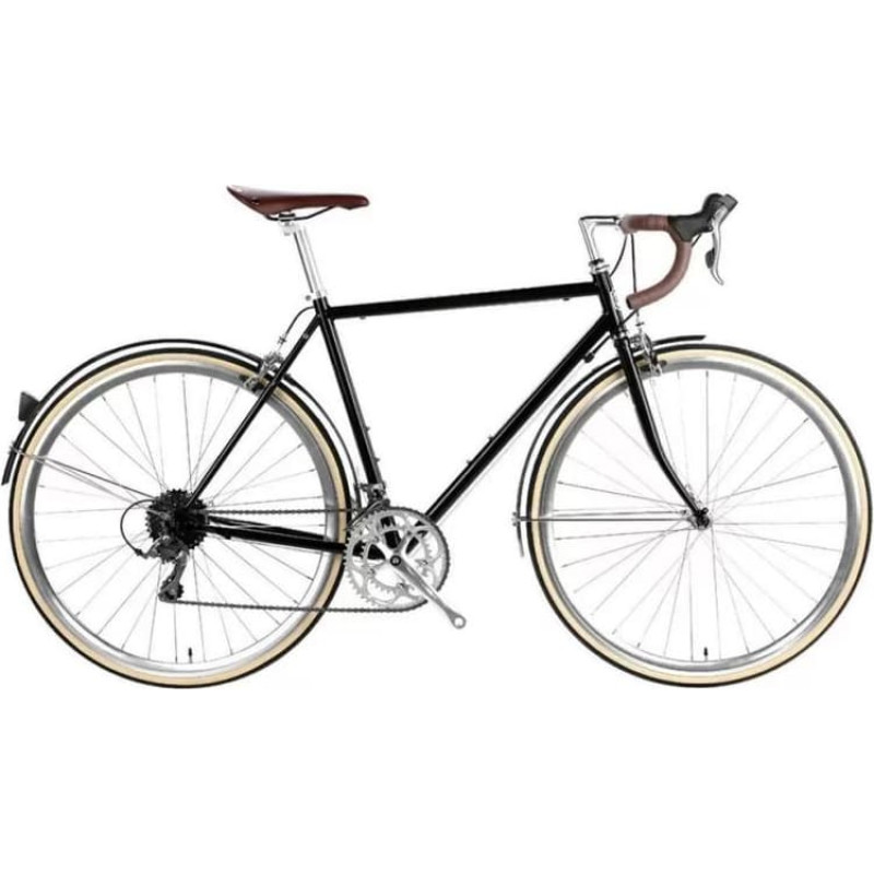 6KU TROY, Del Rey Black, 28" 54 cm, must