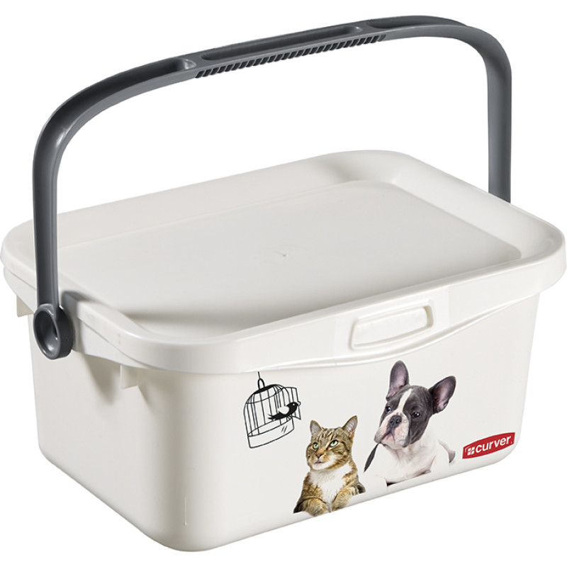 Curver Kaste ar vāku un rokturi Multiboxx 3L 26x18x11cm Cat&Dog