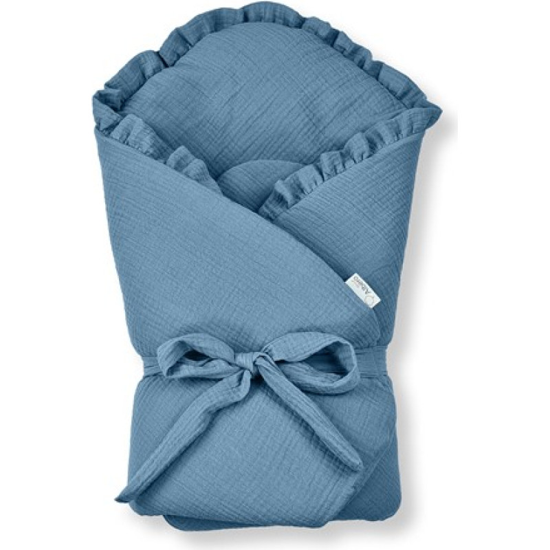 Albero Mio babyomslag Cotton Color CC7 – blå
