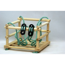 MALIMAS Koka šūpoles piekarināmas