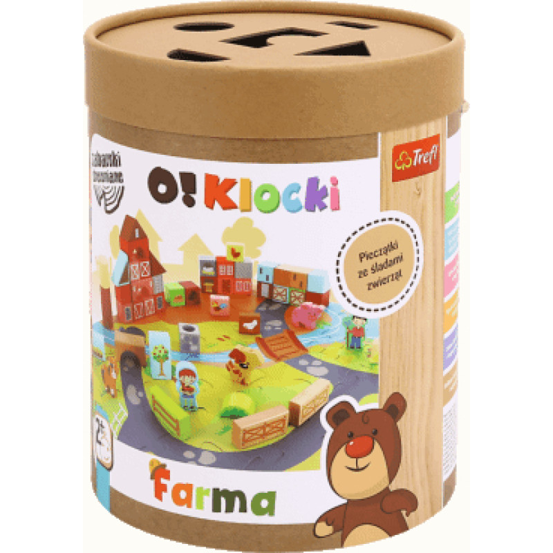 Trefl 61716 O! Klocki farma