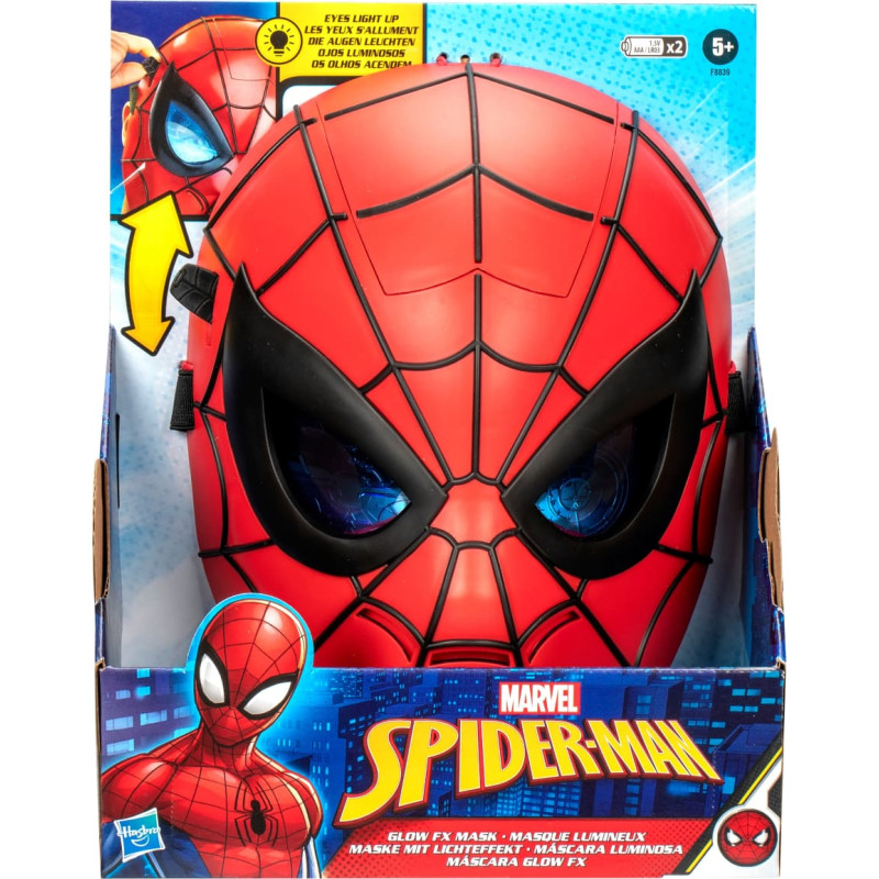 Spider-Man lysande FX-mask för rollspel