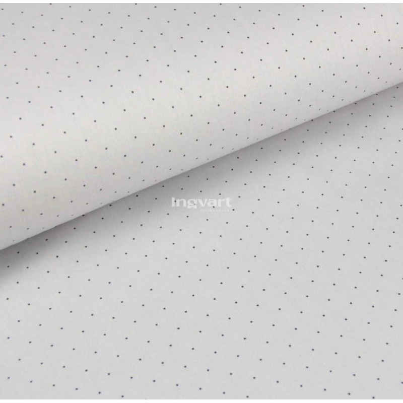 Ingvart Smart Bed dra-på-lakan ”Dots on Grey”, 72 × 72 cm