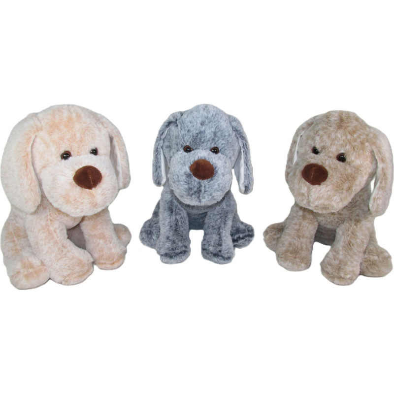 Sittande hund – 3 färger