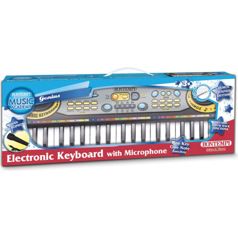 Bontempi elektronisk synt med mikrofon — 12 3730