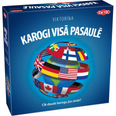 Tactic brädspel "Flaggor i världen" (på lettiska)