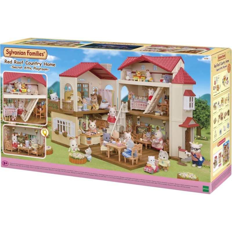SYLVANIAN FAMILIES lauku māja ar sarkanu jumtu