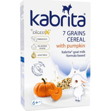 Kabrita 7 grains cereal with Pumpkin goat milk formula based for babies from 6 months, 180g