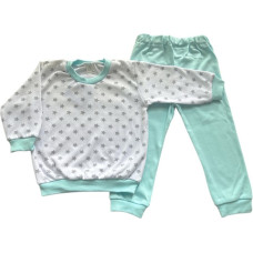 Zuzia Barnpyjamas Green Stars 116 cm (632)