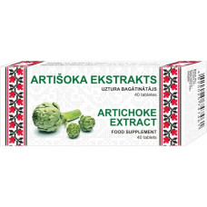 Farmakom EXTRAKT AV KRONÄRTSKOCKA, tabletter N40 (extrakt av kronärtskocka 40 mg)