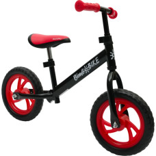 Bimbo Bike Kids balance bike 12" "RUNNER", black/red