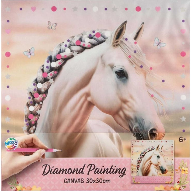 Diamond painting ”Häst”, 30 x 30 cm