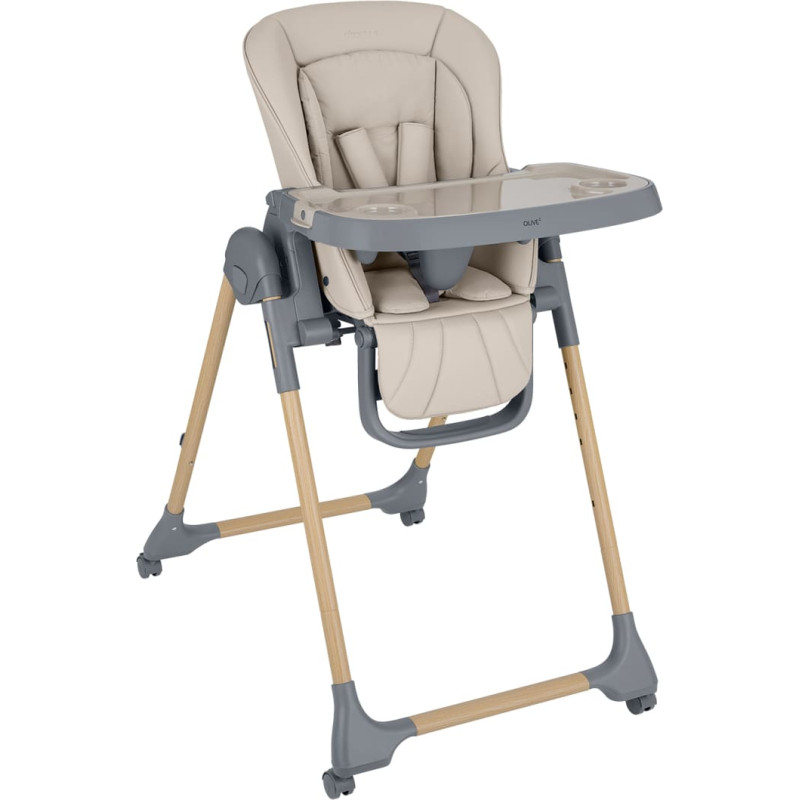 KIKKABOO Matbord för barn Olive 2 Beige