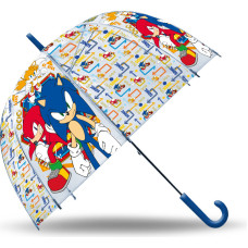 Kids Euroswan licensierat transparent manuellt paraply 19" Sonic