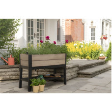 Keter Deco Elevated Garden Bed planteringslåda 48 L, valnöt