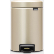 BRABANTIA atkritumu tvertne ar pedāli NewIcon, 3 l, Champagne 304408