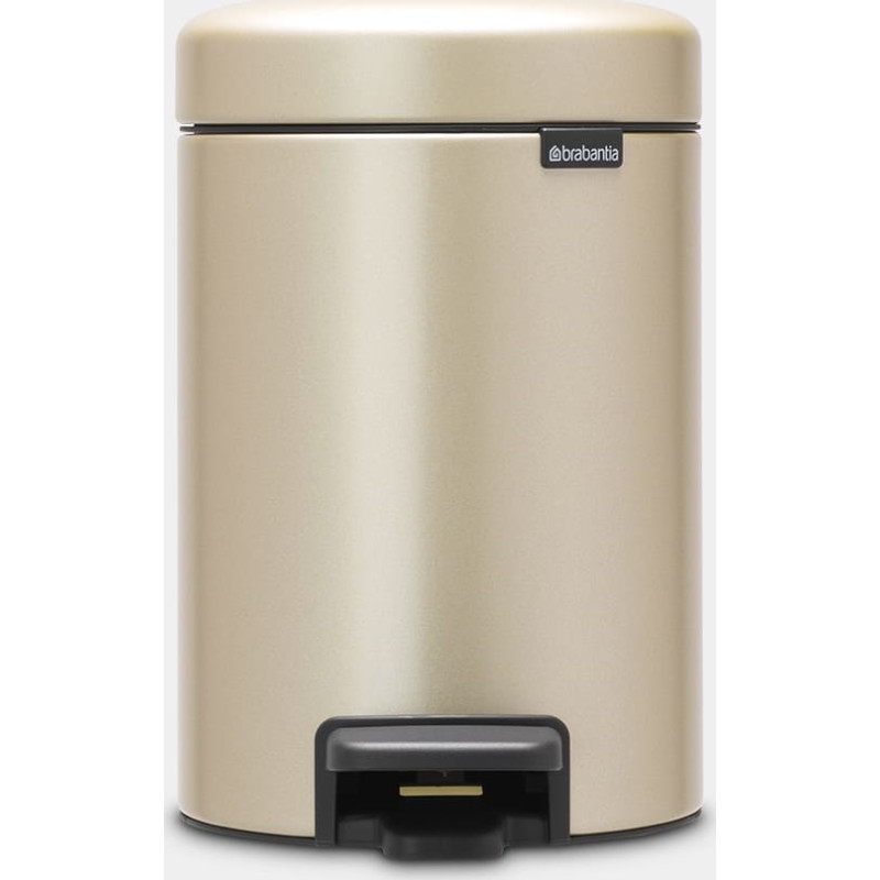 BRABANTIA atkritumu tvertne ar pedāli NewIcon, 3 l, Champagne 304408