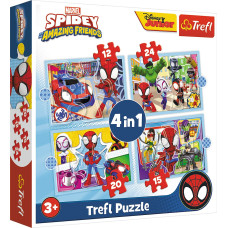 TREFL SPIDER-MAN Puzle Set 4in1  Spidey