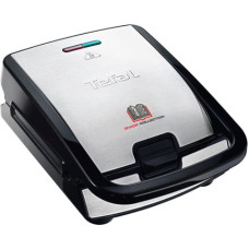 TEFAL tosteris Snack Collection, 700W, 2 maināmas plātnes, melna/sudraba SW852D12