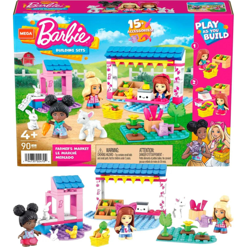 Barbie MEGA Barbie Farmers Market Building Kit HDJ85