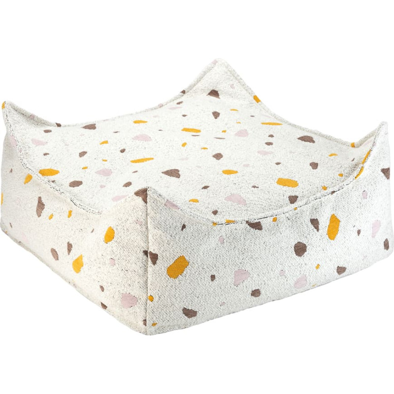 Wigiwama Terrazzo Marble Kvadratisk puff