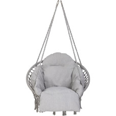 Storkbo med kudde 60×80×120 grå