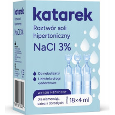 Katarek hypertone Kochsalzlösung NaCl 3%, 18 × 4 ml