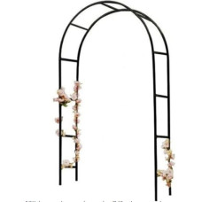 Metallbåge för trädgården – stöd för rosor, blommor och klätterväxter, 240 x 140 cm