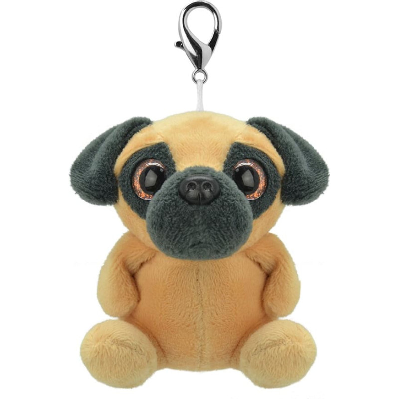 Wild Planet Mjuk nyckelring, mops, 9 cm