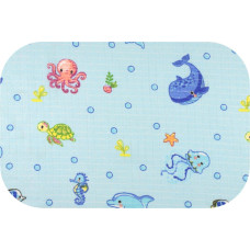 Ega Kids Barnblöja - 29743 - TETRA PRINT - EGA - AQUARIUM - BLUE -  storlek 70x80 cm