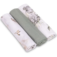 Sensillo muslinblöjor, 3-pack – 60 × 80 cm, EG-0006