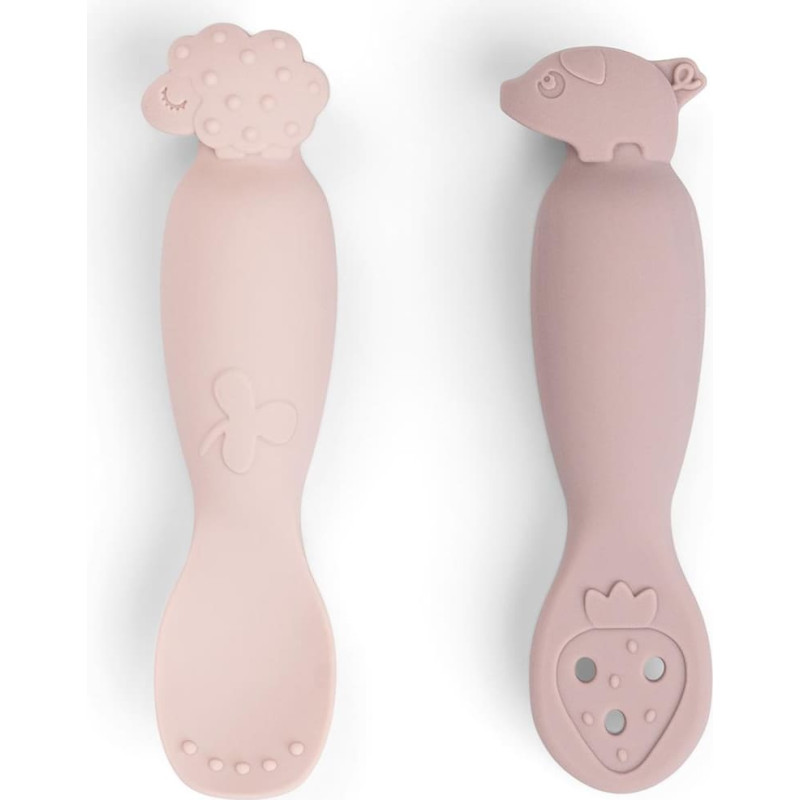 Done By Deer learning spoon set Tiny farm Powder