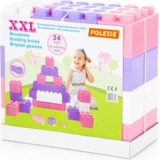 POLESIE Byggsats XXL 24 DELAR ROSA-LILA (68057)