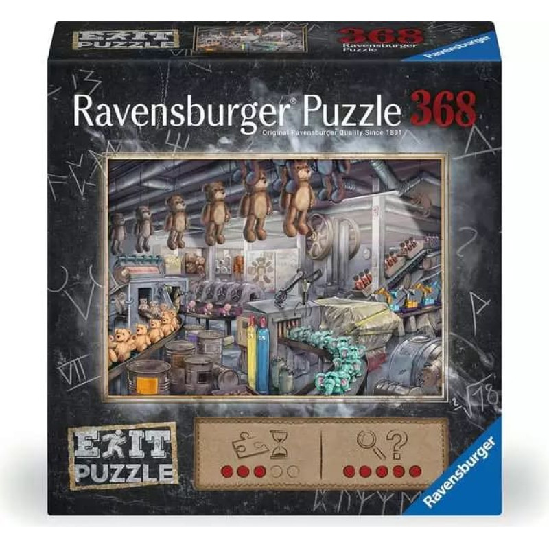 Ravensburger Puzzle Exit In der Spielzeugfab. 368p 16484