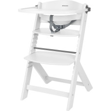Hög barnstol i trä Nordy White