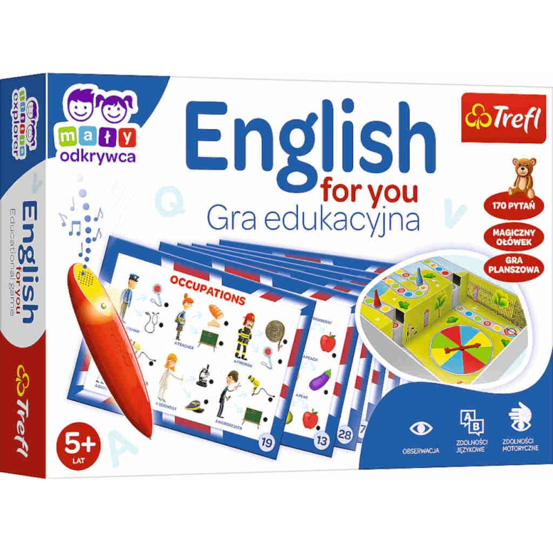 Trefl 02113 Gra English for you Magiczny ołówek