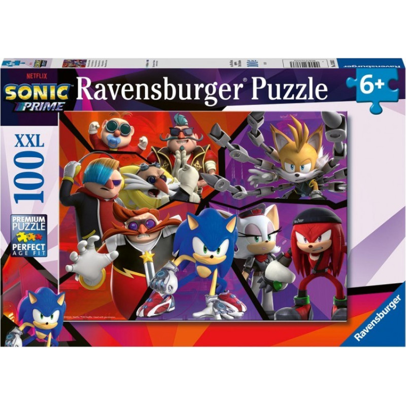 Ravensburger Puzzle Sonic Prime 100pc 13383