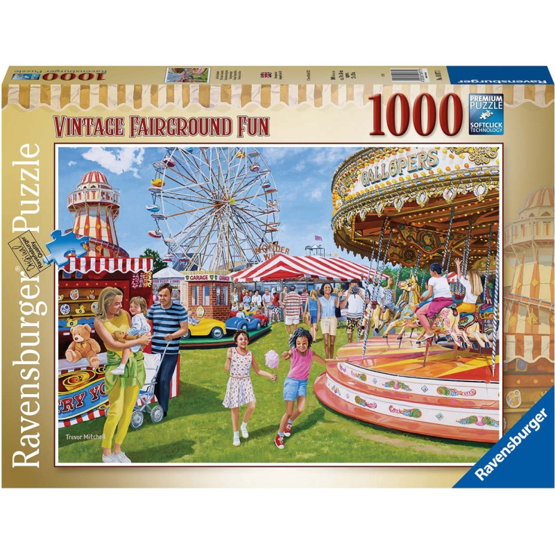 Ravensburger Puzzle Vintage Fairground Fun 1000p 16977